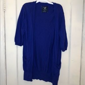American Eagle Short Sleeve Cardigan